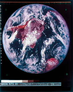 Abb. 5: ATS III Satellite Image, 10. 11. 1967