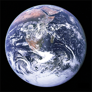 Abb. 7: »Blue Marble«, aufgenommen von Apollo 17, 7. 12. 1972
