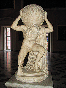 Abb. 8: Atlas Farnese (2. Jh. n. Chr.)