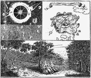 Abb. 22 c: Karte aus: Johann Gottfried Schnabel, Insel Felsenburg (1731–43)