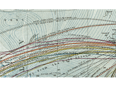 Abb. 23 b (Ausschnitt): Hermann Berghaus, Chart Of The World On Mercator’s Projection (1882)