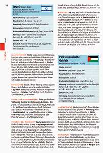 Abb. 31: Israel / Palästinensische Gebiete. Aus: Der neue Fischer Weltalmanach 2016